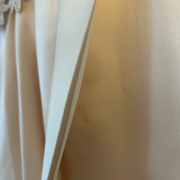 Mid-2000’s Champagne/Cream Prom Dress size 2 - Picture 7 of 12